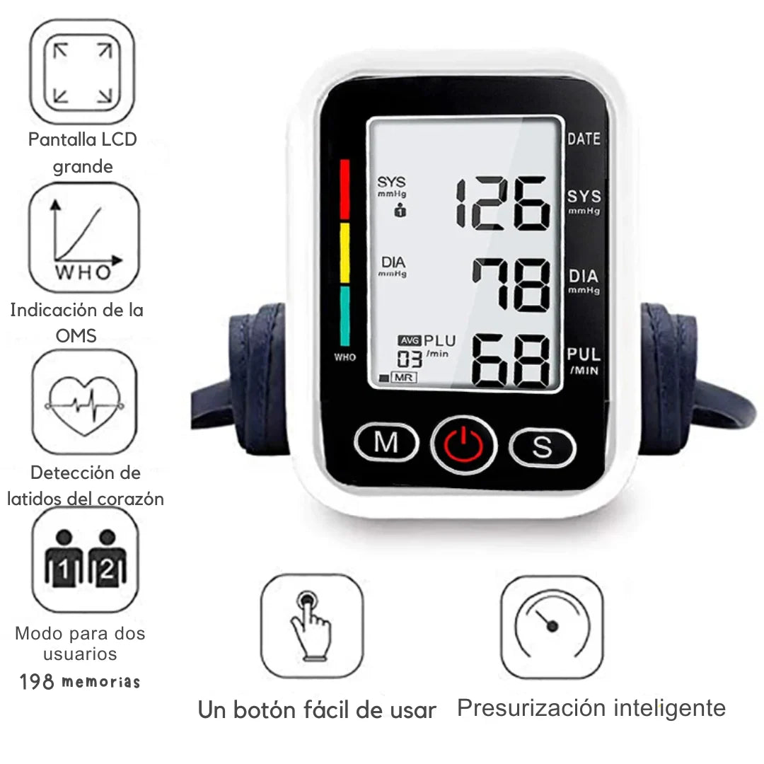 VozSalud™ 🩺| Tensiómetro Digital Controla tu salud con precisión y comodidad